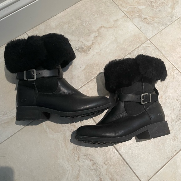Ugg Pernille boot EUC hard to find black:Make offer! - Picture 2 of 12